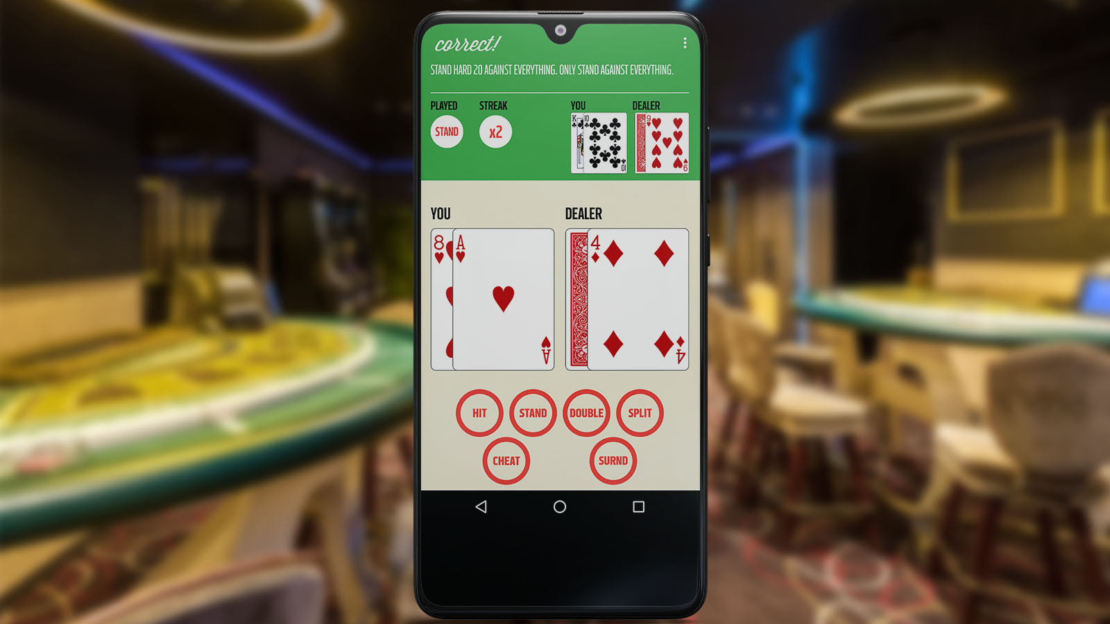 Blackjack Strategy Practice