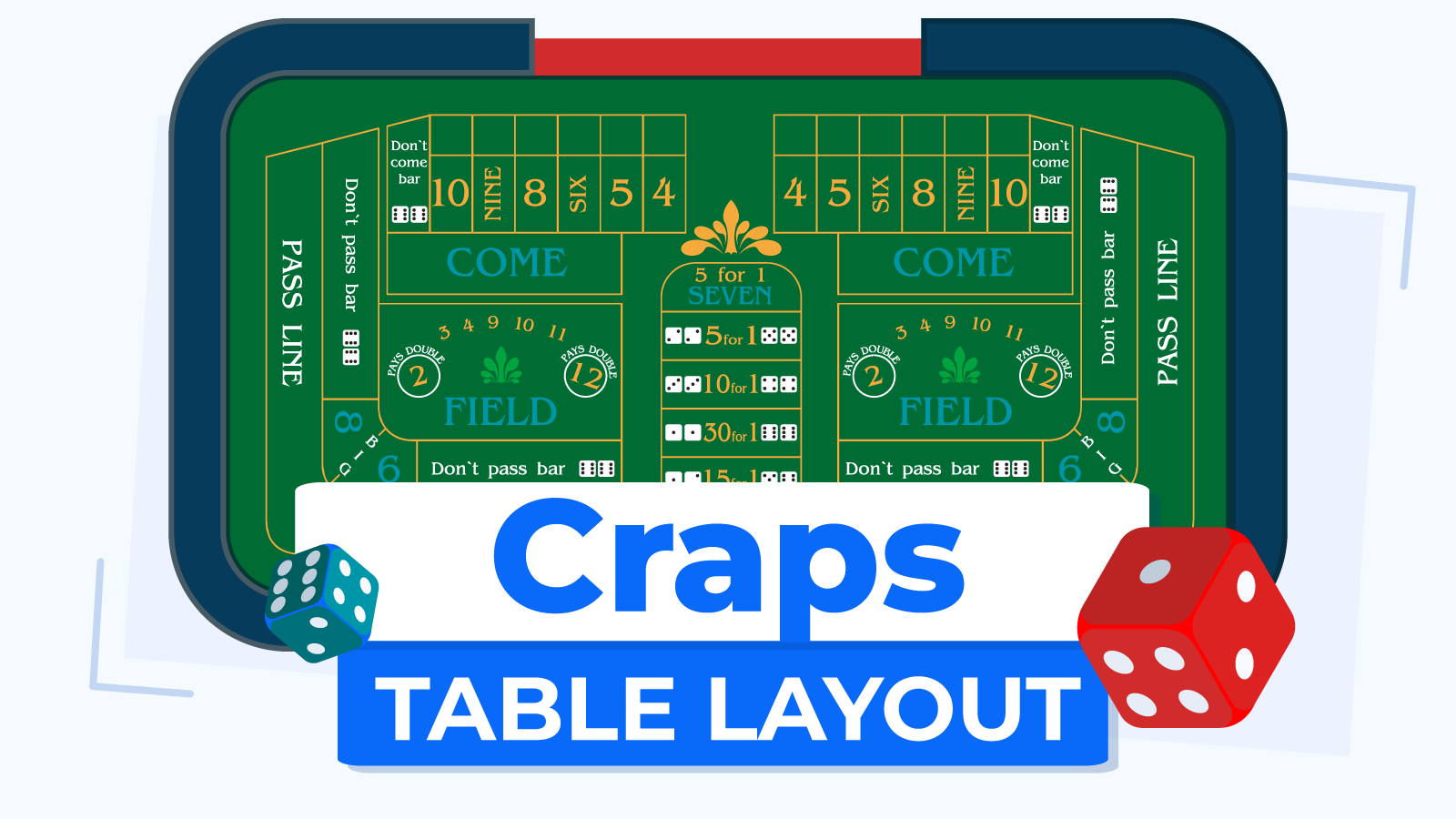 craps table layout black and white